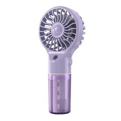 USB Rechargeable Handheld Misting Fan Portable Hydration Electrical Fan