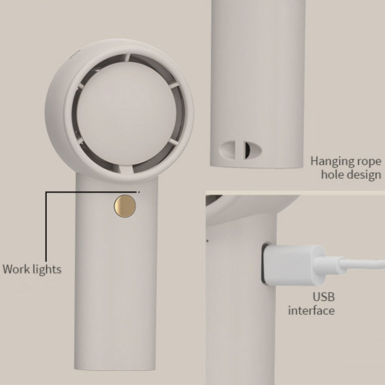 Mini Turbo Handheld Electrical Fan Portable USB Rechargeable Small Fan