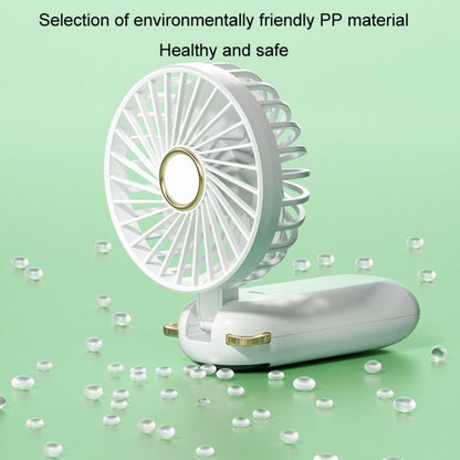 Foldable Digital Display USB Charging Fan Handheld Mute Hanging Neck Outdoor Small Fan