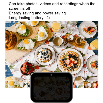 D6 CCD HD Digital Camera Movie Music Smart Camera Touch Screen Student Card Video Recorder, Excluding Memory