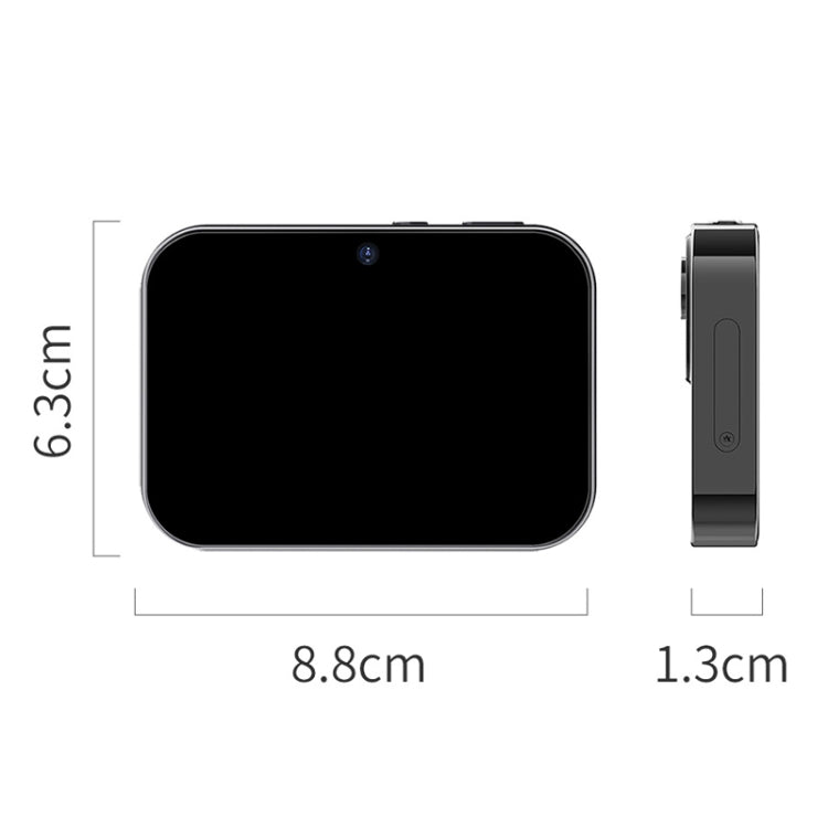 D6 CCD HD Digital Camera Movie Music Smart Camera Touch Screen Student Card Video Recorder, Excluding Memory