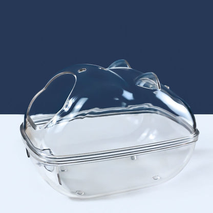 Hamster Bathroom Toilet Dual Purpose Nest Splash-proof Small Animals Golden Bear Bathtub, Small, Medium, Large