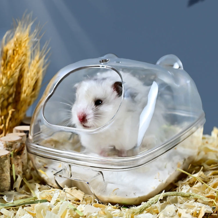 Hamster Bathroom Toilet Dual Purpose Nest Splash-proof Small Animals Golden Bear Bathtub, Small, Medium, Large