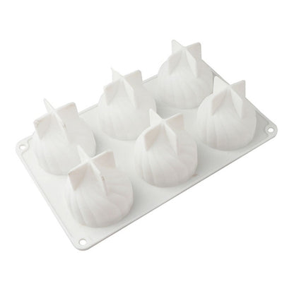 Swirl Mousse Cake Mold Chocolate Baking French Dessert Onion Shape Silicone Mold, GT-105 Single, GT-106 6 Cavity, GT-9 15 Cavity