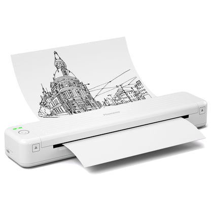 Phomemo P831 Bluetooth Portable Thermal Transfer Printer Support A4 / Letter / A5 / B5 Plain Paper Printing
