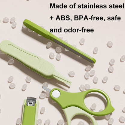 4-in-1 Baby Nail Clipper Set Travel Portable Baby Care Kit