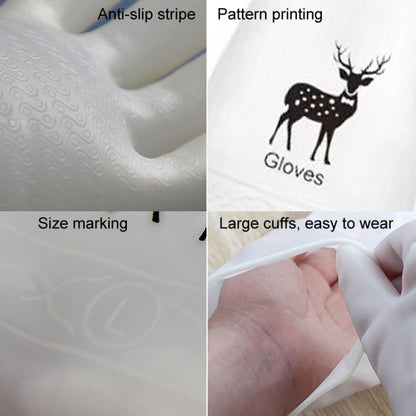 Waterproof Kitchen Dishwashing Gloves Household PVC Non-slip Laundry Housework Gloves, S, M, L
