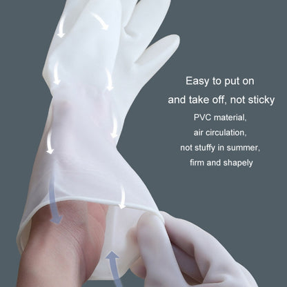 Waterproof Kitchen Dishwashing Gloves Household PVC Non-slip Laundry Housework Gloves, S, M, L