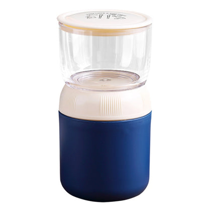700ML 304 Stainless Steel Large-Capacity Double-Layer Soup Cup Student Yogurt Breakfast Cup, Green, Blue, Pink