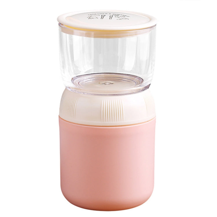 700ML 304 Stainless Steel Large-Capacity Double-Layer Soup Cup Student Yogurt Breakfast Cup, Green, Blue, Pink
