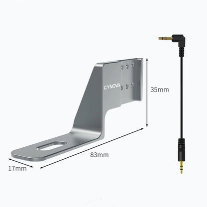 For Insta360 X4 / X3 / One X2 CYNOVA Cold Shoe Expansion RODE Wireless GO Microphone