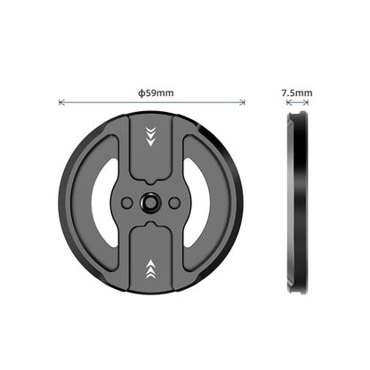 حامل تصوير ثابت بقاعدة مغناطيسية HEPAIL MS06 Magsafe للهواتف المحمولة، MS06
