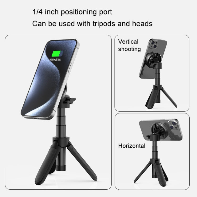حامل تصوير ثابت بقاعدة مغناطيسية HEPAIL MS06 Magsafe للهواتف المحمولة، MS06