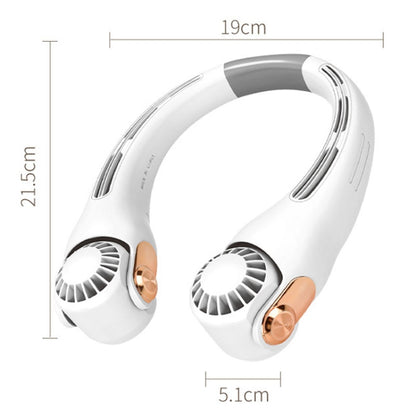 Mini Silicone Neck Fan Portable USB Student Outdoor Adjustable Fan