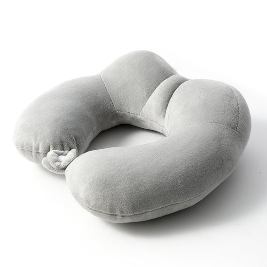 Portable Nap Neck Care Pillow Multifunctional Airplane Travel U-Shaped Pillow, Gray PP Cotton, Dark Gray PP Cotton, Navy Blue PP Cotton, Gray Memory Cotton, Dark Gray Memory Cotton, Navy Blue Memory Cotton
