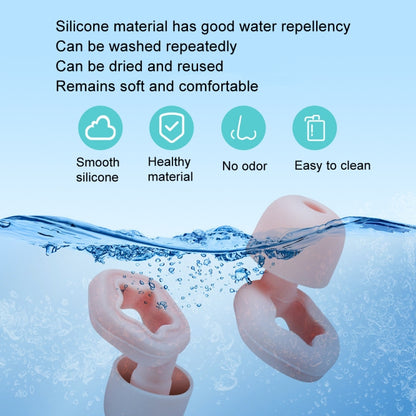 3pairs /Set Sleep Anti-noise Soundproof Earplugs Noise Reducing Swimming Silicone Earplugs, Black, Pink, White