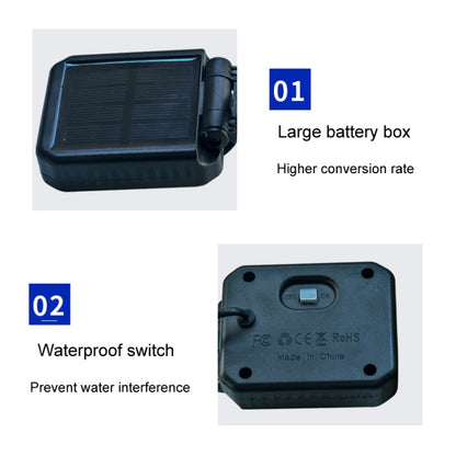 Lawn Ground Plug Light Decoration Outdoor Solar LED Garden Lights, Butterfly Flower
