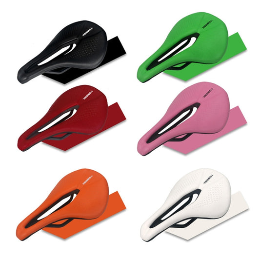 TOSEEK Bicycle Wide Seat Cushion Shock Absorption Comfortable Saddle