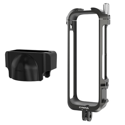 For Insta360 X4 CYNOVA Metal Rabbit Cage + Lens Cover Set Protective Accessories
