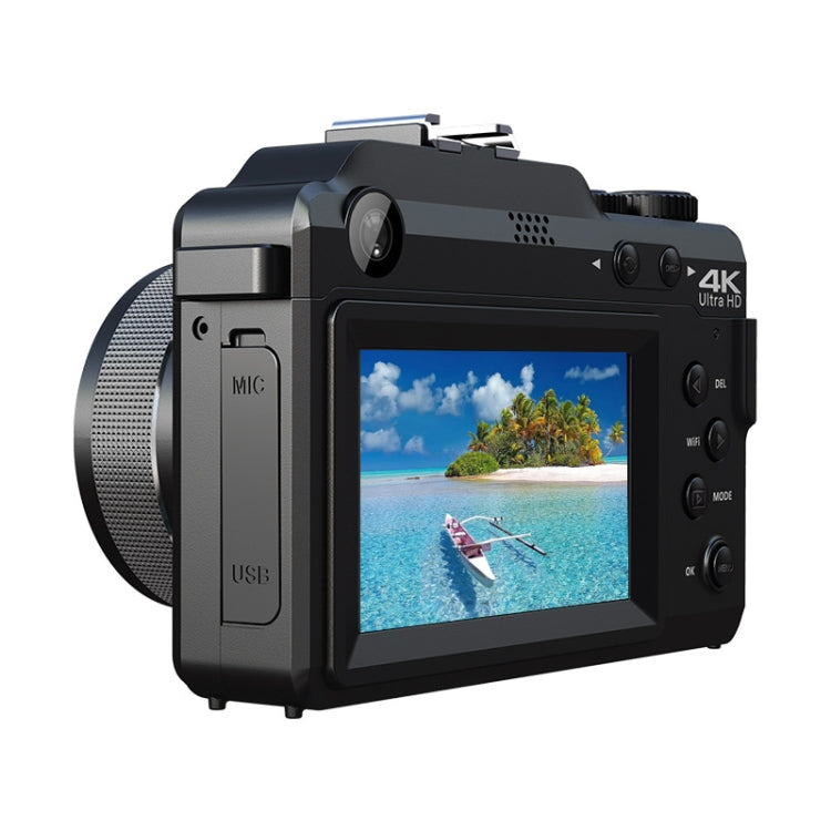 3-Inch Display Digital Camera Dual Front And Rear Cameras 48MP, 18x Digital Zoom 4K HD Camcorder