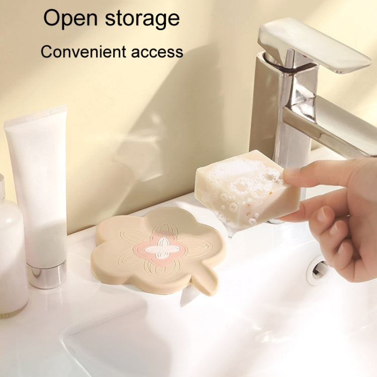 Bathroom Infused Silicone Soap Dispenser Household Non-Slip Soap Drainage Holder
