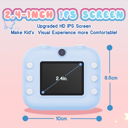 M8 2.4-Inch 1080P HD 2400W Pixel Dual-Camera Children Thermal Printing Camera