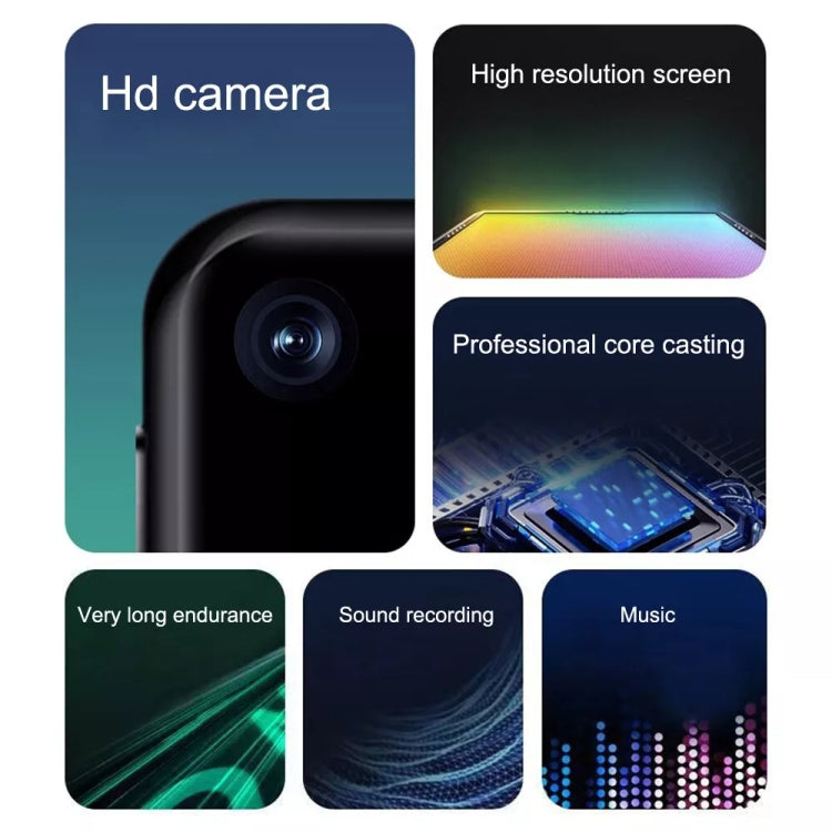 A30  MP3 Player With FHD 720P Digital Camera Bluetooth 5.4 Lossless Sound Audio Player