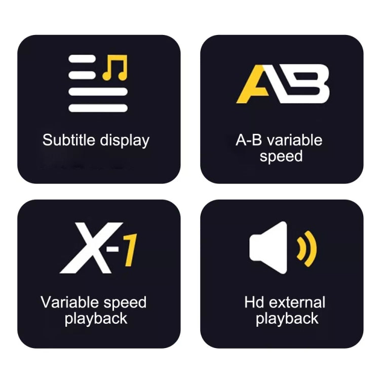 A30  MP3 Player With FHD 720P Digital Camera Bluetooth 5.4 Lossless Sound Audio Player