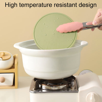 Household Round Heat Insulating Mats Kitchen High Temperature Resistant Silicone Pad, Bowl Pad Brown, Bowl Pad White, Bowl Pad Green, Pot Pad Brown, Pot Pad White, Pot Pad Green