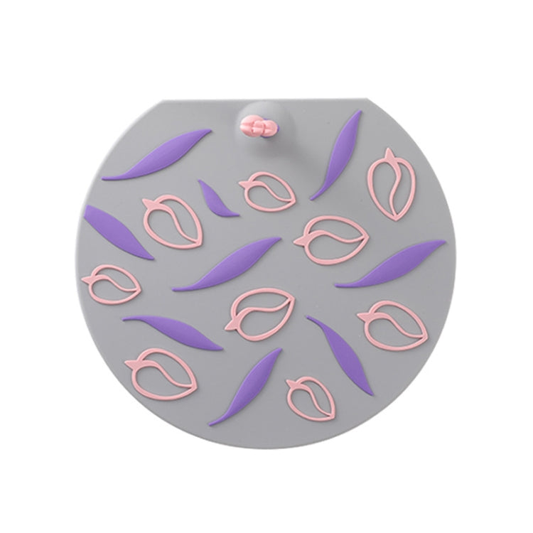 Kitchen Bathroom Anti Clogging Sink Floor Drain Cover Sewer Floor Drain Deodorizer, Plum Blossom, Tulip, Clover