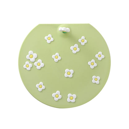 Kitchen Bathroom Anti Clogging Sink Floor Drain Cover Sewer Floor Drain Deodorizer, Plum Blossom, Tulip, Clover