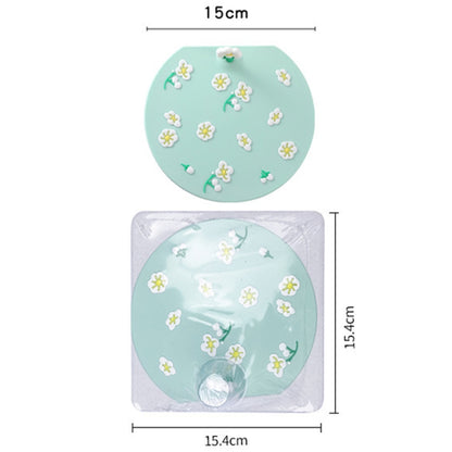 Kitchen Bathroom Anti Clogging Sink Floor Drain Cover Sewer Floor Drain Deodorizer, Plum Blossom, Tulip, Clover