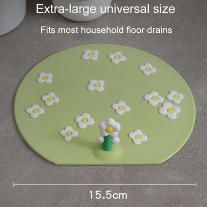 Kitchen Bathroom Anti Clogging Sink Floor Drain Cover Sewer Floor Drain Deodorizer, Plum Blossom, Tulip, Clover