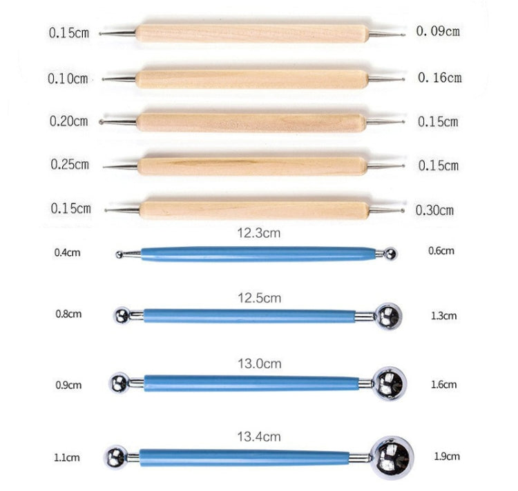42 In 1 Clay Tools Kit Ceramics DIY Clay Sculpting Tools for Pottery Craft, Baking, Carving, 42 In 1