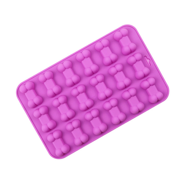 18 Grids Dog Bone Silicone Baking Cake Molds DIY Fire Paint Wax Mould, 18 Grids Dog Bone