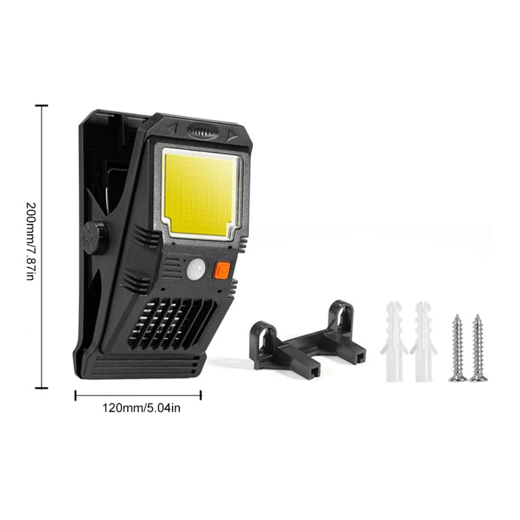 Solar Wall Lamp With Clip Mosquito Killer Lamp Portable Body Sensor Outdoor Garden Light