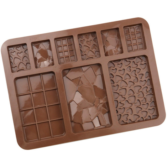 9 Grids Silicone Baking Chocolate Mold Cake DIY Fondant Mould, 9 Grids Chocolate