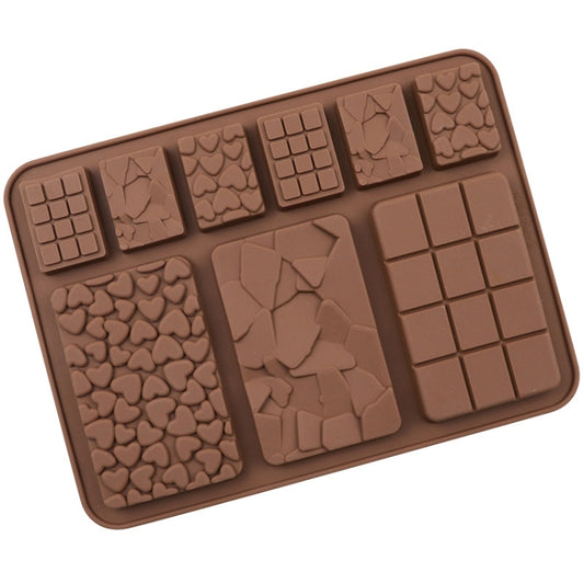 9 Grids Silicone Baking Chocolate Mold Cake DIY Fondant Mould, 9 Grids Chocolate
