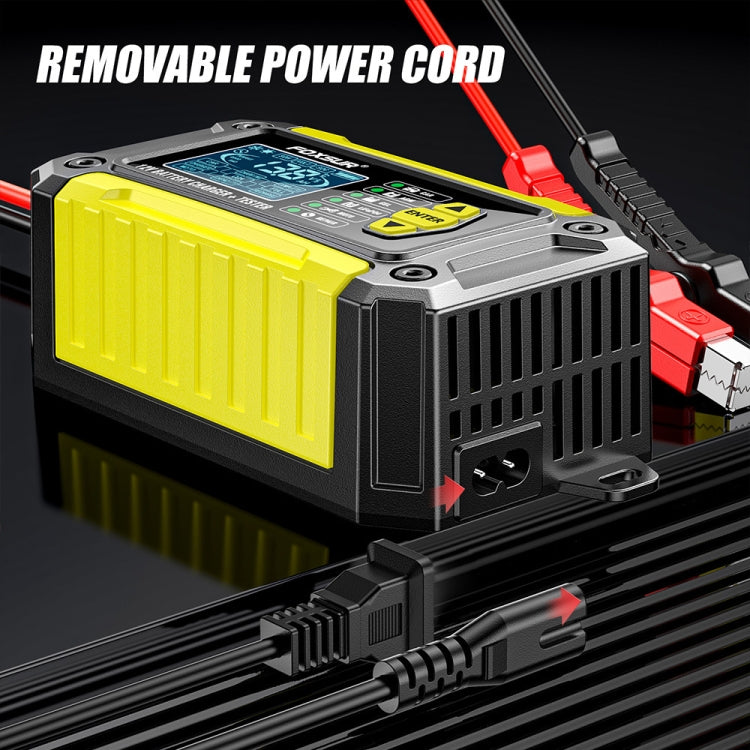 FOXSUR Cars Motorcycles 12V Lithium Cattery Charger With Battery Detection