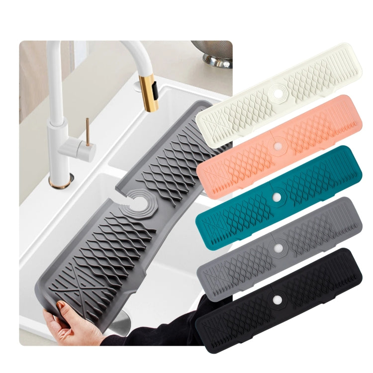 Slope Silicone Faucet Drain Pad Splash-proof Sink Faucet Mat