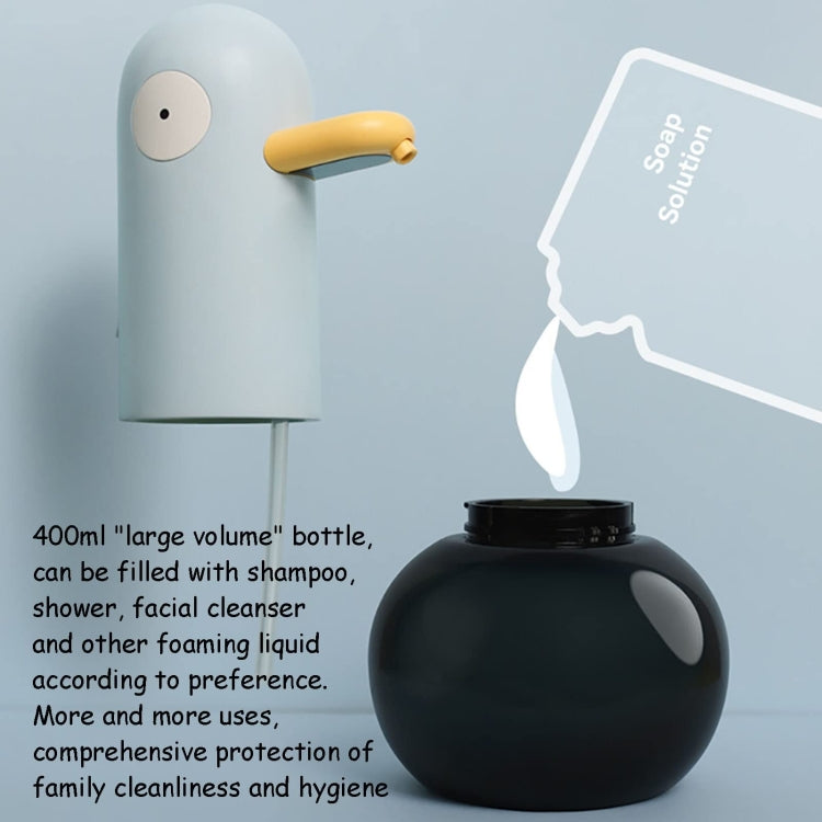 Cute Duck Automatic Foam Soap Dispenser Rechargeable Touchless Hand Washing Machine For Bathroom Kitchen, Blue, Yellow