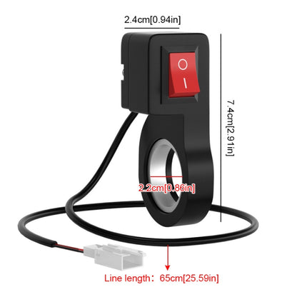 Motorcycle Tricycle Handlebar Headlight Off Switch Modification Accessories