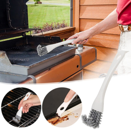 3pcs 2-in-1 Kitchen Stove Cleaning Brush Shovel Barbecue Rack Cleaning Brush, 2-in-1 BBQ Cleaning Brush