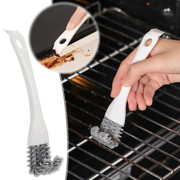 3pcs 2-in-1 Kitchen Stove Cleaning Brush Shovel Barbecue Rack Cleaning Brush, 2-in-1 BBQ Cleaning Brush