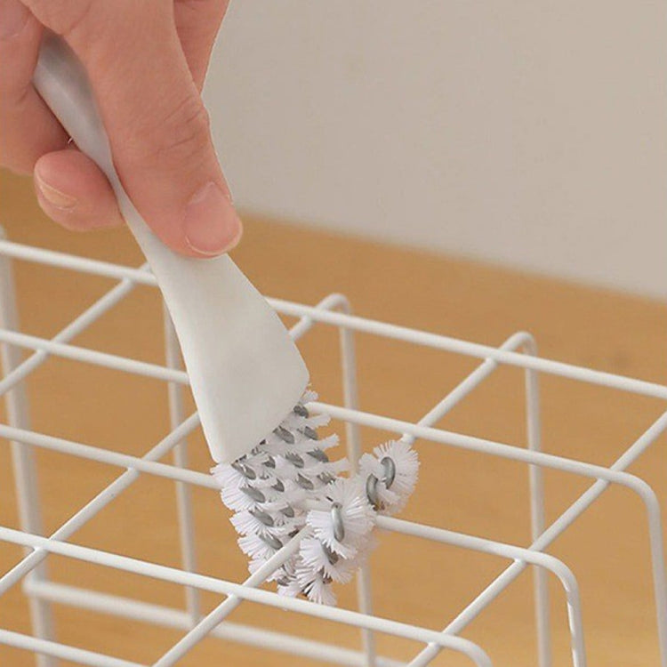 3pcs 2-in-1 Kitchen Stove Cleaning Brush Shovel Barbecue Rack Cleaning Brush, 2-in-1 BBQ Cleaning Brush