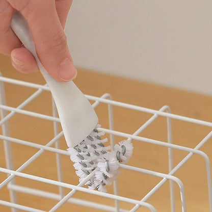 3pcs 2-in-1 Kitchen Stove Cleaning Brush Shovel Barbecue Rack Cleaning Brush, 2-in-1 BBQ Cleaning Brush