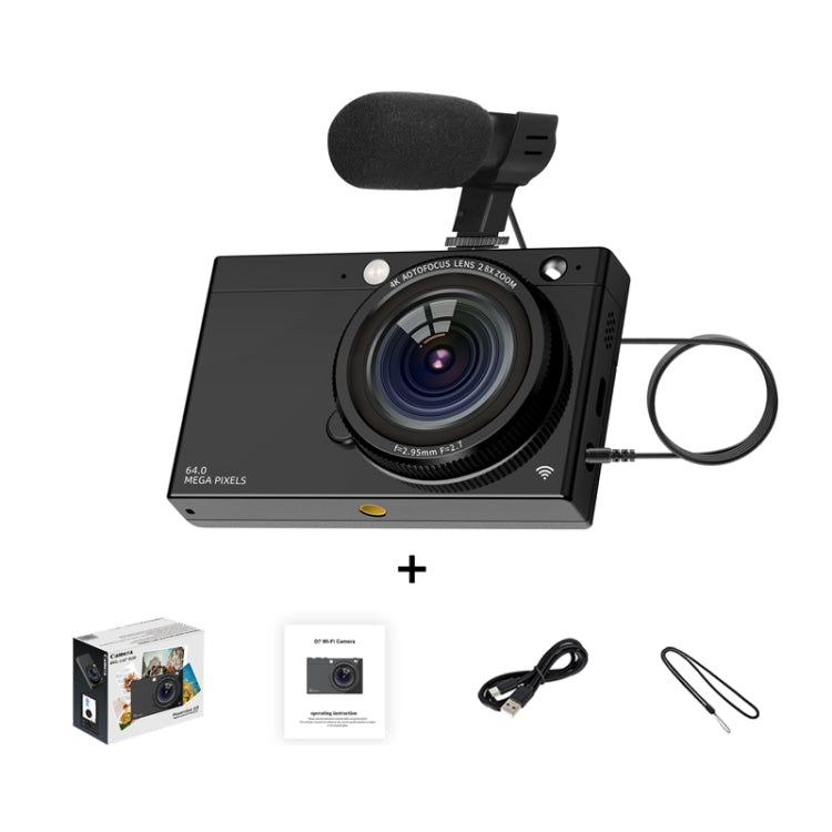 High-Definition CCD Digital Camera 64 Million WiFi Card Camera