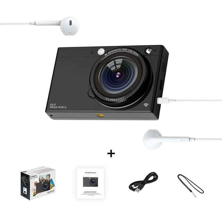 High-Definition CCD Digital Camera 64 Million WiFi Card Camera