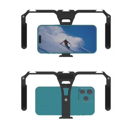 Universal Mobile Phone Gimbal Handle Stabilizer Aluminum Alloy Folding Rabbit Cage