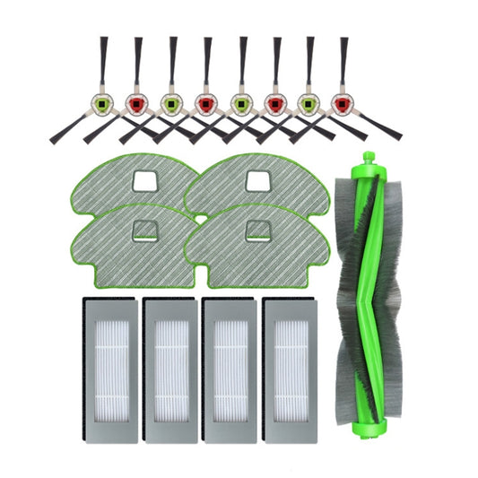 For IRobot Roomba Combo113 R113840 Vacuum Cleaner Accessories, Main Brush, 1pair  Side Brushes, Filter, Rag